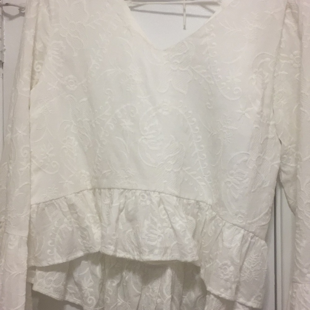 Altar’d state ruffle blouse